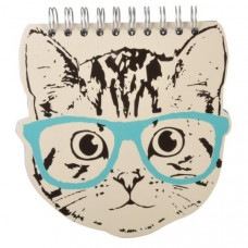 Spiral Cat Head Notepad